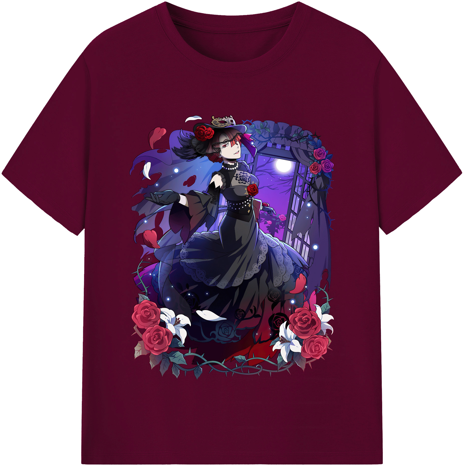 （画像用） 文豪ストレイドッグス Bungo Stray Dogs レディースカジュアルプリントTシャツ（綿100％）